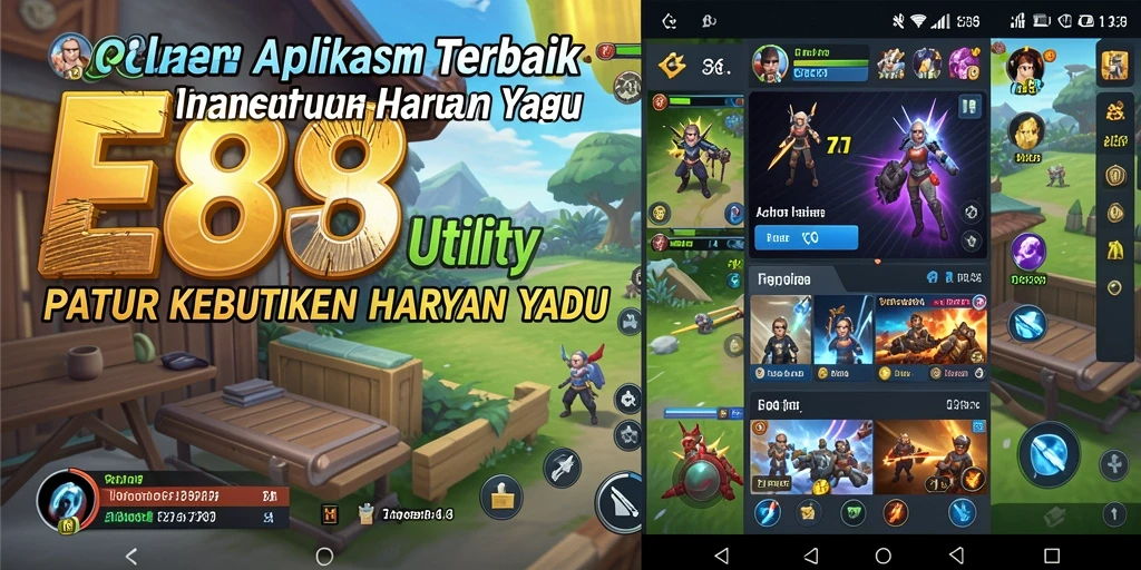 Antarmuka E88 yang intuitif dan mudah digunakan.