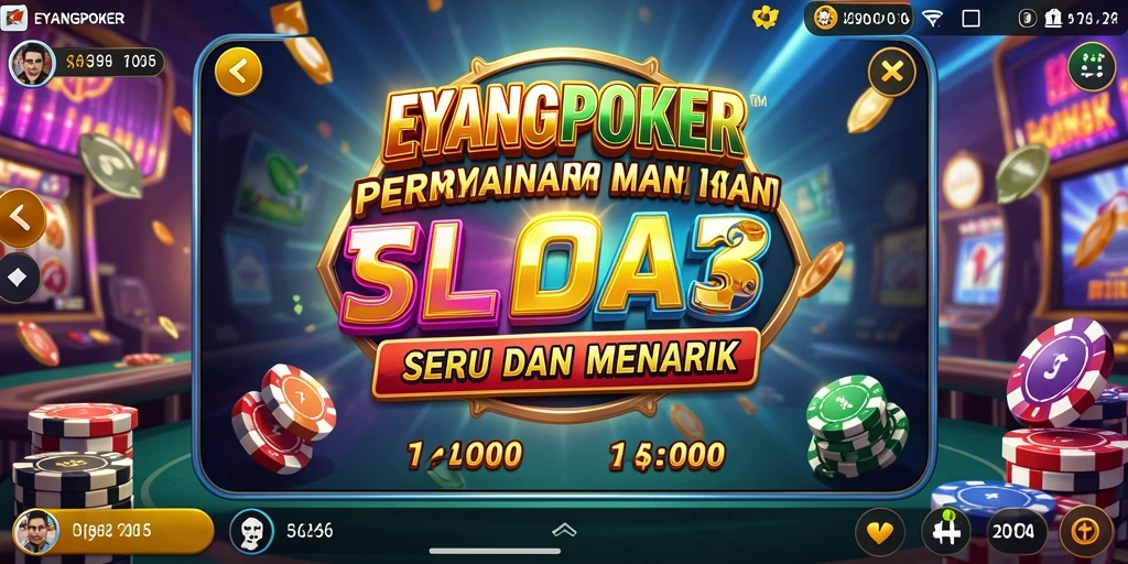 Tampilan gameplay Slot yang menarik di EYANGPOKER.