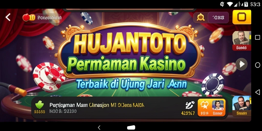 Tampilan gameplay seru di HUJANTOTO dengan grafis menawan.