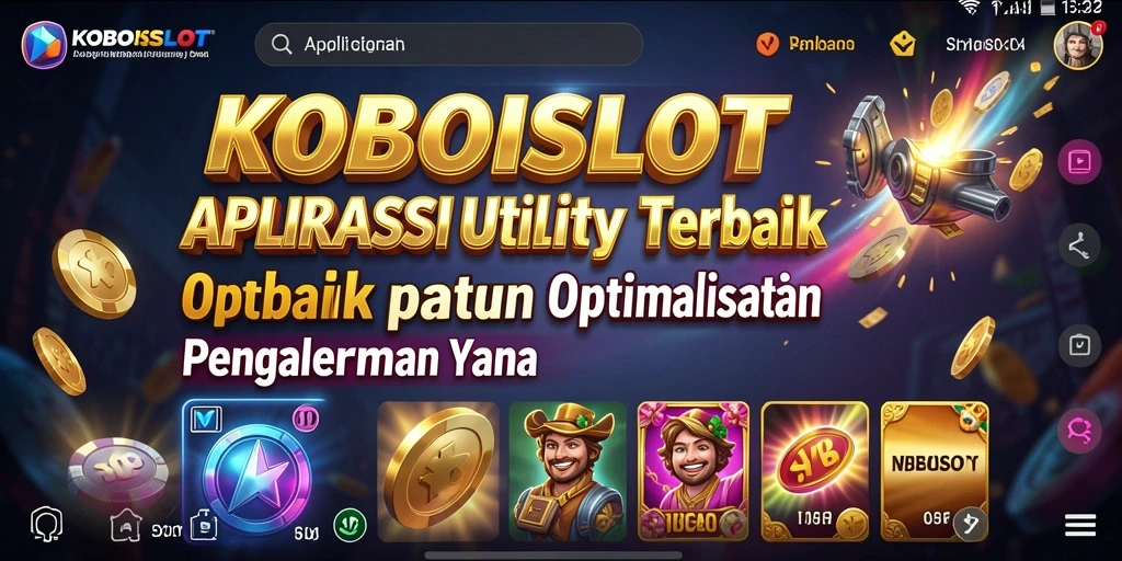 Tampilan gameplay <strong>KOBOISLOT</strong> yang intuitif dan praktis.