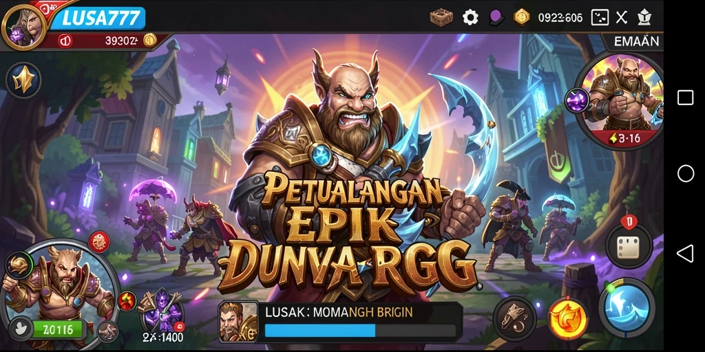 Tampilan seru dari gameplay <strong>LUSA777</strong> dengan pertarungan yang dinamis.