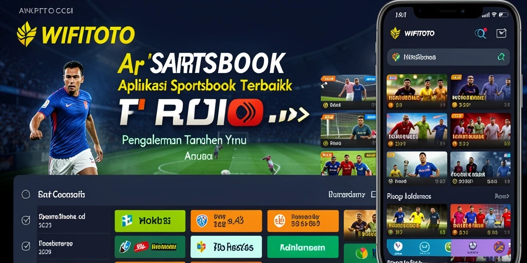 Tampilan permainan taruhan olahraga di aplikasi WIFITOTO.